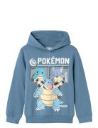 Nkmjalgot Pokemon Sweat Wh Unb Box Sky Tops Sweatshirts & Hoodies Hoodies Blue Name It