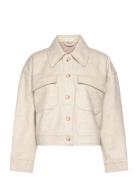 Helia Short Jacket Outerwear Jackets Light-summer Jacket Beige NORR