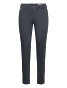 Benni Trousers Regular Hyperchino Color Xlite Bottoms Trousers Chinos Navy Replay