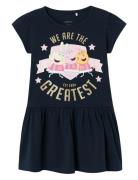 Nmfmerina Peppa Ss Dress Cplg Dresses & Skirts Dresses Casual Dresses Short-sleeved Casual Dresses Navy Name It