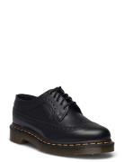 3989 Ys Black Smooth Snøresko Flade Black Dr. Martens