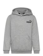 Ess Small Logo Hoodie Fl B Tops Sweatshirts & Hoodies Hoodies Grey PUMA