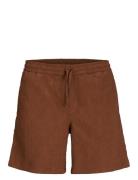 Jpstjaiden Jjjacquard Jogger Short Styd Bottoms Shorts Casual Brown Jack & J S