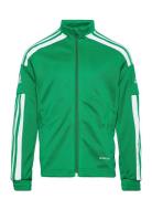 Squadra21 Training Jacket Youth Sport Sweatshirts & Hoodies Sweatshirts Green Adidas Performance