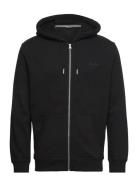 Essential Logo Zip Hoodie Tops Sweatshirts & Hoodies Hoodies Black Superdry