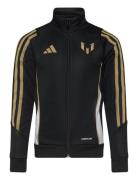 Messi Jkt Y Sport Sweatshirts & Hoodies Sweatshirts Black Adidas Performance