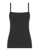 Sloggi Ever Ease Spaghetti Shirt Tops T-shirts & Tops Sleeveless Black Sloggi