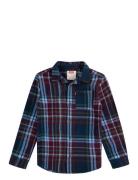 Levi's® Toddler Flannel Shirt Tops Shirts Long-sleeved Shirts Brown Levi's