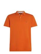 Core 1985 Regular Polo Tops Polos Short-sleeved Orange Tommy Hilfiger