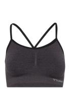 Hmlci Seamless Scrunch Sports Bra Sport Bras & Tops Sports Bras - All Black Hummel