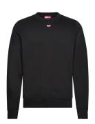 S-Ginn-D Sweat-Shirt Tops Sweatshirts & Hoodies Sweatshirts Black Diesel