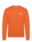 Copenhagen 2011 Sweatshirt Tops Sweatshirts & Hoodies Sweatshirts Orange Les Deux