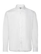 Reg Fit Cut Away Non Iron Twill Tops Shirts Business White Oscar Jacobson