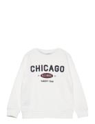 Message Plush Sweatshirt Tops Sweatshirts & Hoodies Sweatshirts White Mango