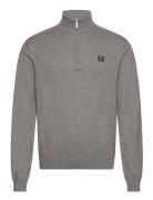 Elias Patch Cashton Half-Zip Knit Tops Knitwear Half Zip Jumpers Navy Les Deux