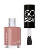 60 Seconds Nail Polish 230 Mauve To The Music Neglelak Makeup Pink Rimmel