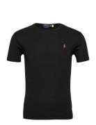 Custom Slim Fit Soft Cotton T-Shirt Designers T-Kortærmet Skjorte Black Polo Ralph Lauren