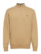 Double Knit Jersey-Lsl-Knt Tops Sweatshirts & Hoodies Sweatshirts Beige Polo Ralph Lauren