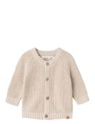 Nbnemlen Ls Knit Card Lil Noos Tops Knitwear Cardigans Cream Lil'Atelier