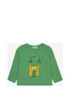 Baby Faraway Castle T-Shirt Tops T-shirts Long-sleeved T-Skjorte Green Bobo Choses