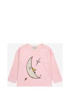 Baby Beneath The Moon T-Shirt Tops T-shirts Long-sleeved T-Skjorte Pink Bobo Choses