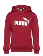 Ess Logo Hoodie Fl G Sport Sweatshirts & Hoodies Hoodies Red PUMA