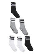 Converse Basic Wordamark Crew Socks 6-Pack Sokker Strømper Black Converse