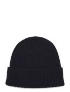 Knitted Cashmere Beanie Accessories Headwear Beanies Black Oscar Jacobson