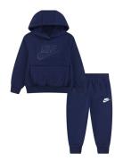 Nike Sportswear Futura Pullover Hoodie And Pants Set Sets Sweatsuits Navy Nike