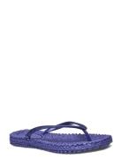 Flipflop With Glitter Shoes Summer Shoes Sandals Flip Flops Blue Ilse Jacobsen