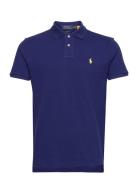 The Iconic Mesh Polo Shirt Designers Polos Short-sleeved Blue Polo Ralph Lauren