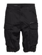 Rovic Zip Relaxed 1\2 Bottoms Shorts Cargo Shorts Black G-Star RAW