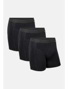 Men's Organic Trunks 3-Pack Sport Boxers Black Danish Endurance