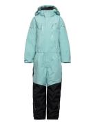 Penguin Snowsuit Kids Moss 104 Sport Coveralls Snow-ski Coveralls & Sets Multi/patterned ISBJÖRN Of Sweden