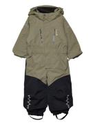 Penguin Snowsuit Kids Moss 80 Sport Coveralls Snow-ski Coveralls & Sets Multi/patterned ISBJÖRN Of Sweden