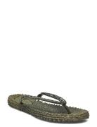 Flip Flop With Rhinest S Shoes Summer Shoes Sandals Flip Flops Khaki Green Ilse Jacobsen