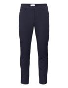 Steffen Twill Pant Designers Trousers Chinos Navy Woodbird