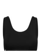 Short Top Tops Crop Tops Sleeveless Crop Tops Black Barbara Kristoffersen By Rosemunde