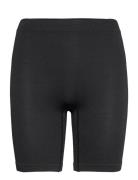 Brief Seamless Rib Biker High Bottoms Shorts Cycling Shorts Black Lindex