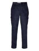 Parker Heavy Corduroy Cargo Pants Bottoms Trousers Cargo Pants Navy Les Deux