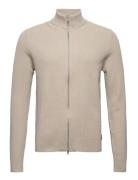 Onsphil Reg 12 Struc Card Knit Noos Tops Knitwear Full Zip Jumpers Beige ONLY & SONS