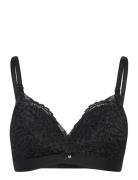 Rose M Non Wire P Lingerie Bras & Tops Soft Bras Non Wired Bras Black Hunkemöller