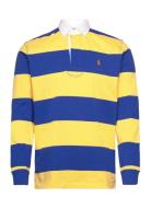 10/1 Yd Jersey-Lsl-Rug Tops Polos Long-sleeved Yellow Polo Ralph Lauren