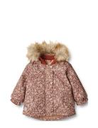 Jacket Mathilde Tech Outerwear Jackets & Coats Winter Jackets Pink Wheat