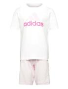 Lk Bl Co T Set Sport Sets With Short-sleeved T-shirt Multi/patterned Adidas Performance