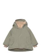 Wally Fleece Lined Winter Jacket. Grs Outerwear Jackets & Coats Winter Jackets Green Mini A Ture