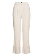 Vmvera Mw Straight Linen Pant Bottoms Trousers Linen Trousers Cream Vero Moda