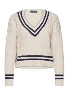 Cable-Knit Cricket Sweater Designers Knitwear Jumpers Cream Lauren Ralph Lauren