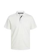 Jprccrodney Ss Polo Jnr Tops T-shirts Polo Shirts Short-sleeved Polo Shirts White Jack & J S