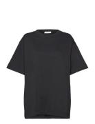 Over D Cotton Tee Designers T-shirts & Tops Short-sleeved Black House Of Dagmar